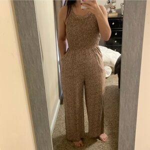 NWOT Leopard Print Jumpsuit